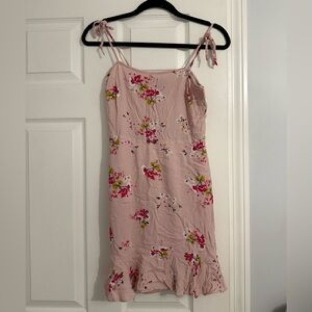 Express Pink Floral Dress